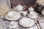 Блюдо овальное глубокое, 20х12 см h 3 см, фарфор, Grazia