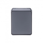 ATLASDESIGN PROFI IP54 О/У 1-клавишный ПЕРЕКЛЮЧАТЕЛЬ, сх.6, 10АХ, АНТРАЦИТ