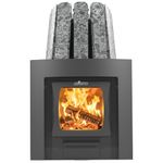 Дровяная банная печь Grill'D Cometa Vega 450 Long Max Stone (Серпентинит)