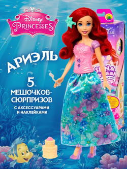 Кукла Disney Рапунцель. Подвижная кукла барби в красивой одежде. Mattel Disney Princess Rapunzel. HLW03