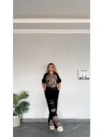 костюм с рваными элементами
