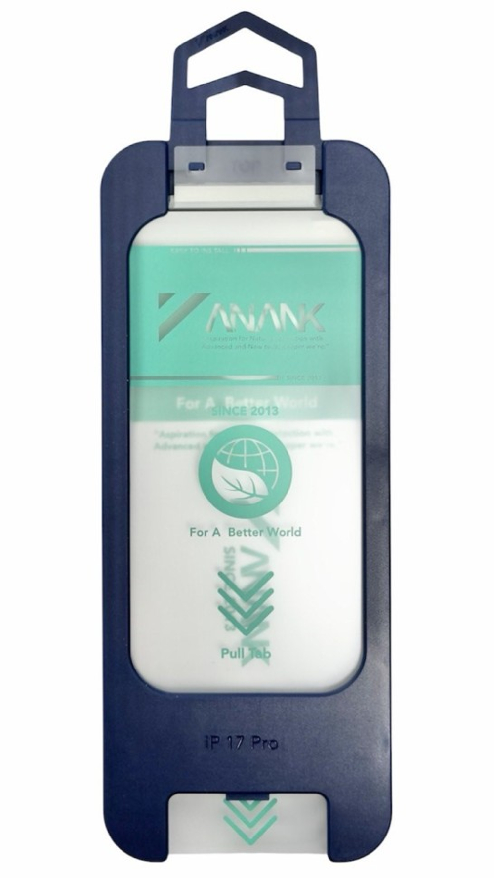 Защитное стекло i-Phone 17 Pro 6.3" Anank 2.5D 5X Easy to install Black