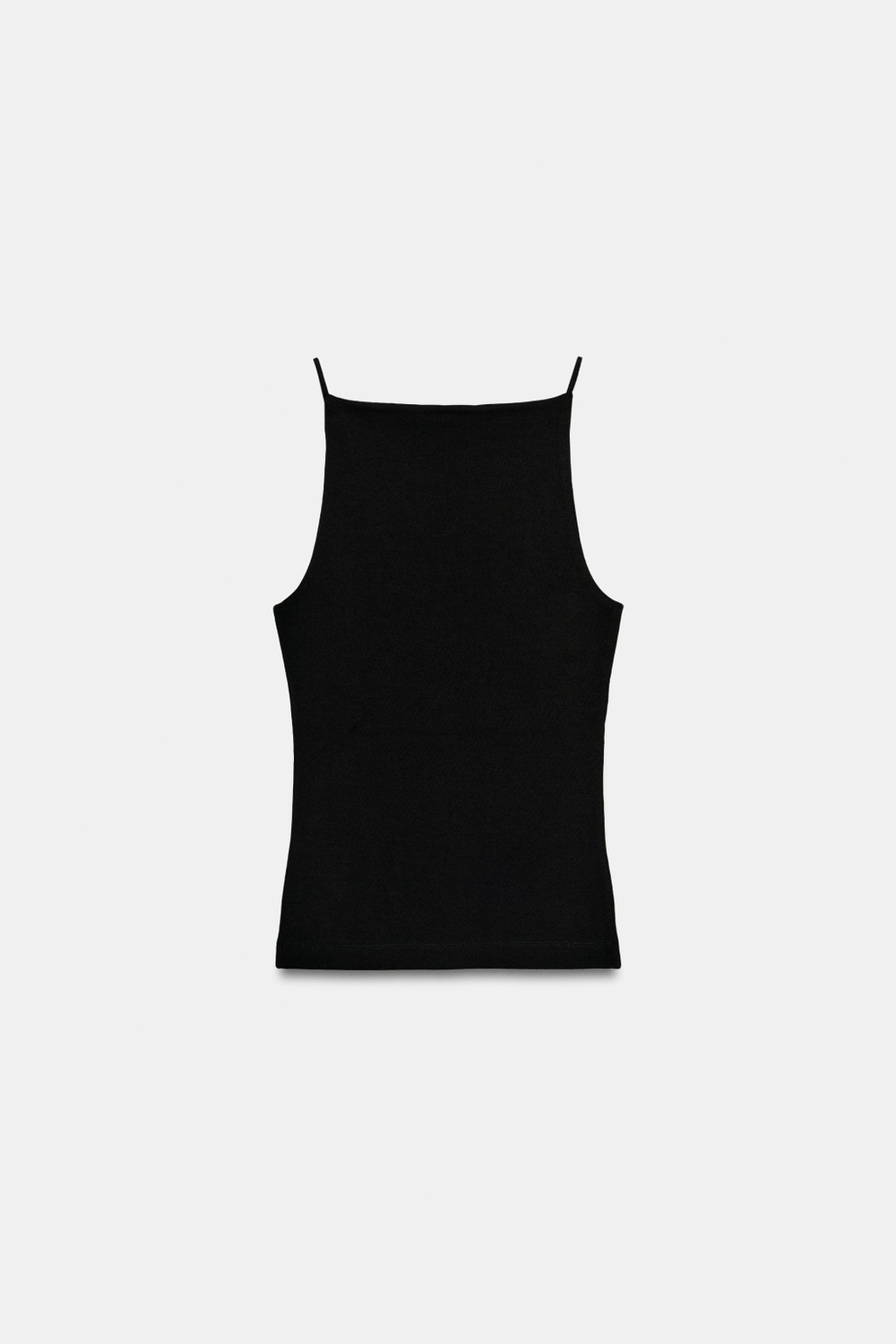 ZARA ТОП НА БРЕТЕЛЯХ, ЧЕРНЫЙ