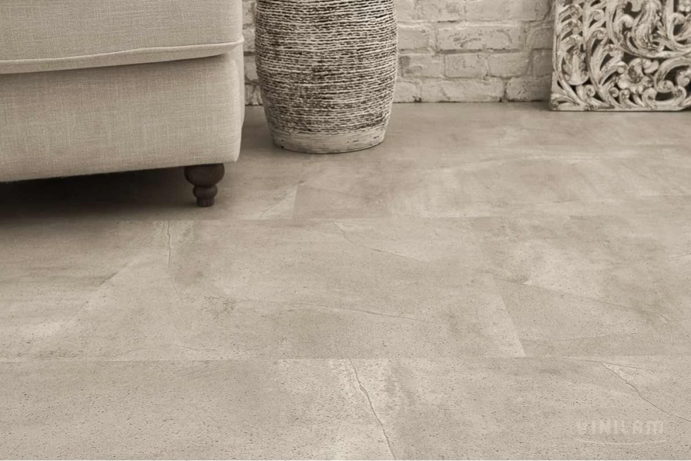 Кварц-винил Клеевой LVT Vinilam Ceramo Stone Glue 950x480 LVT 2,5 мм Бетонная Смесь 4.56 м2