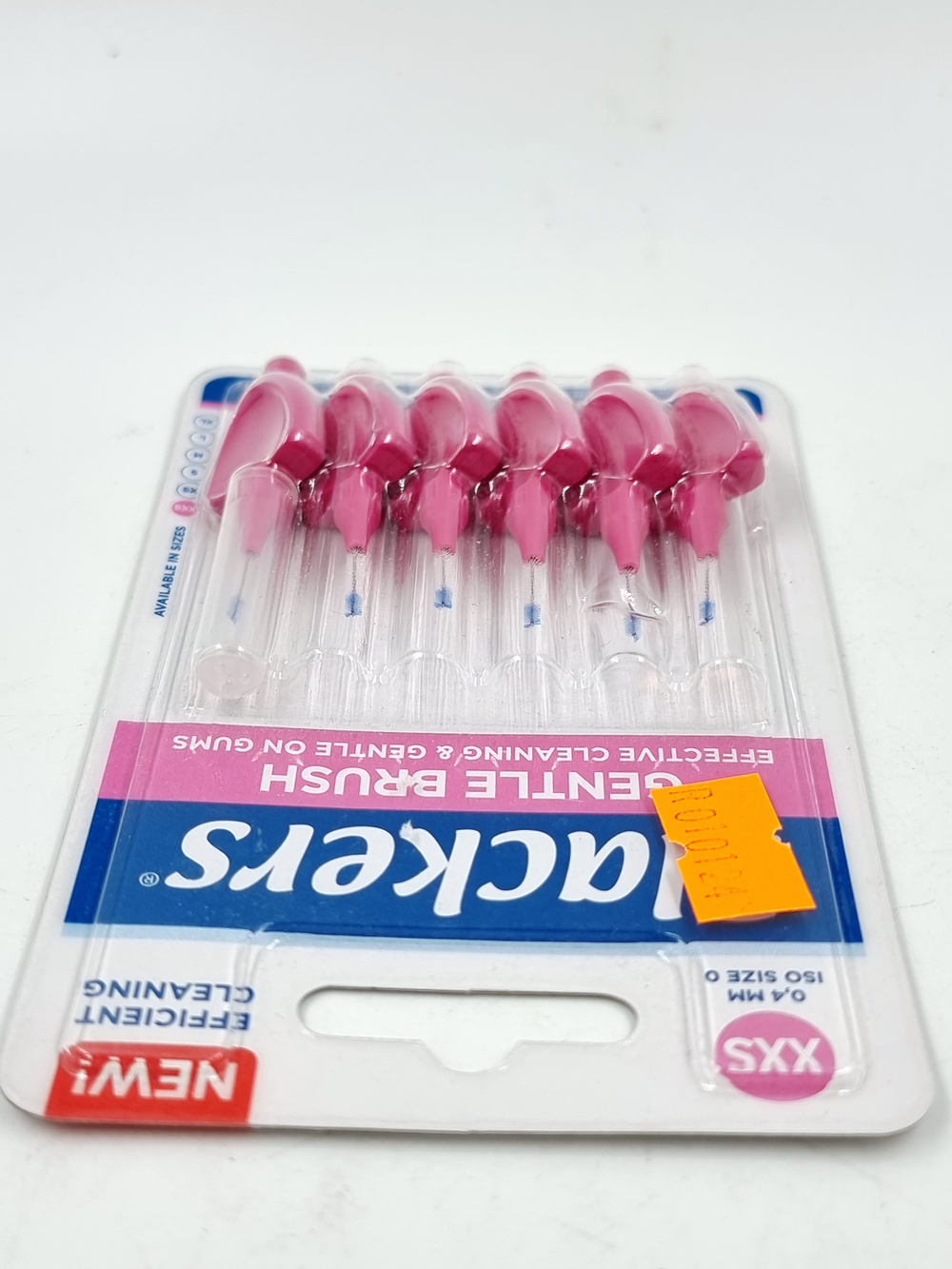 Межзубные ёршики Plackers Gentle Brush Size 0 (XXS), 0.4 мм, в упаковке 6 шт. (Бельгия)