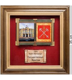 GAEM Art ПК-585 Панно «Санкт-Петербурга Эрмитаж» бол. 35х35