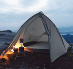 Палатка Naturehike Cloud Up Pro Si 2-местная, алюминиевый каркас, хаки, артикул CNK2350WS020-S2