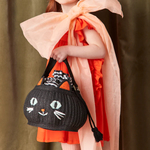Сумка плетёная "Halloween cat"