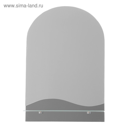 Зеркало Баунти 390*585 с полкой В 022