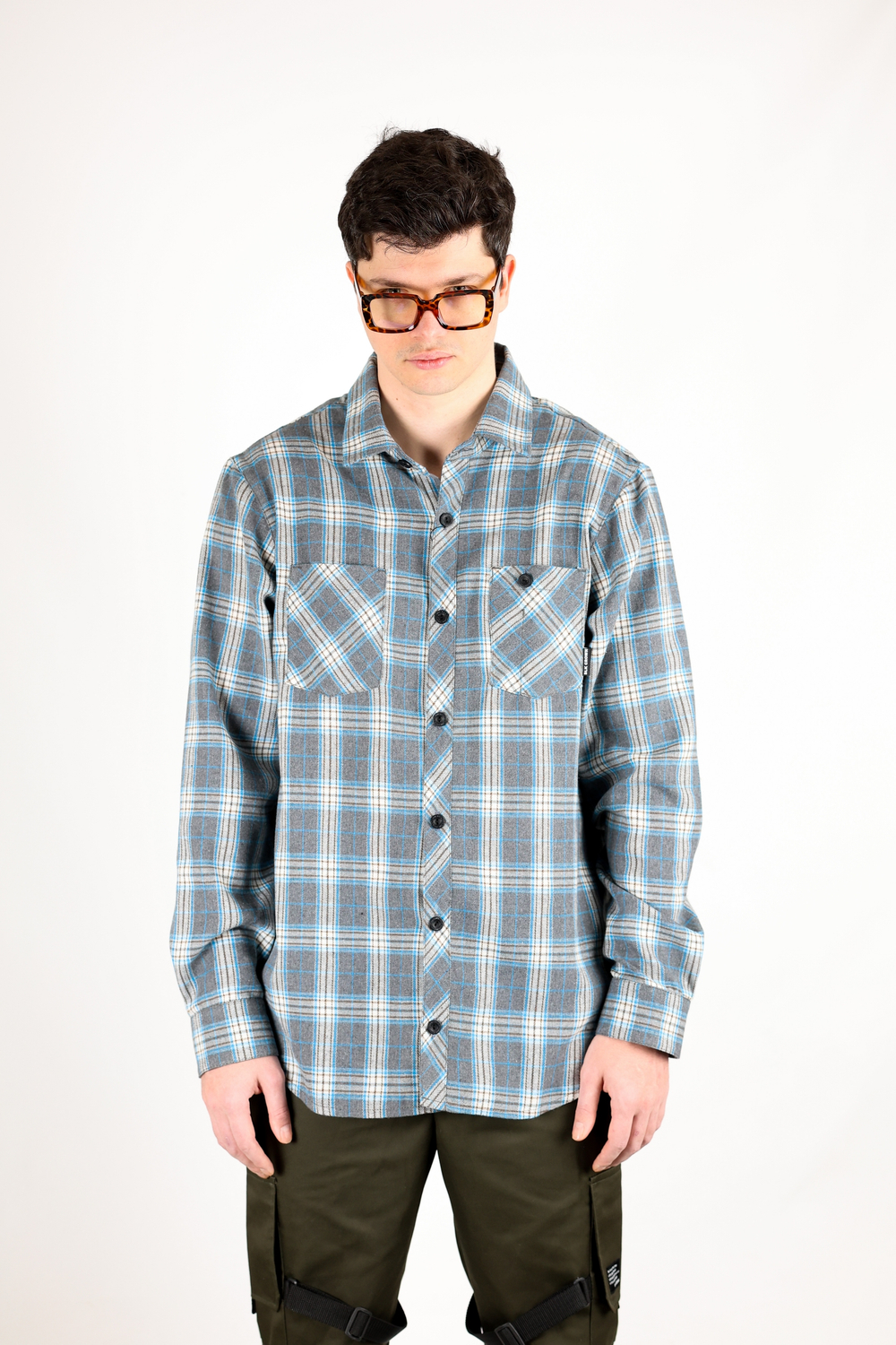 Рубашка BLK CROWN Lumberjack Серый