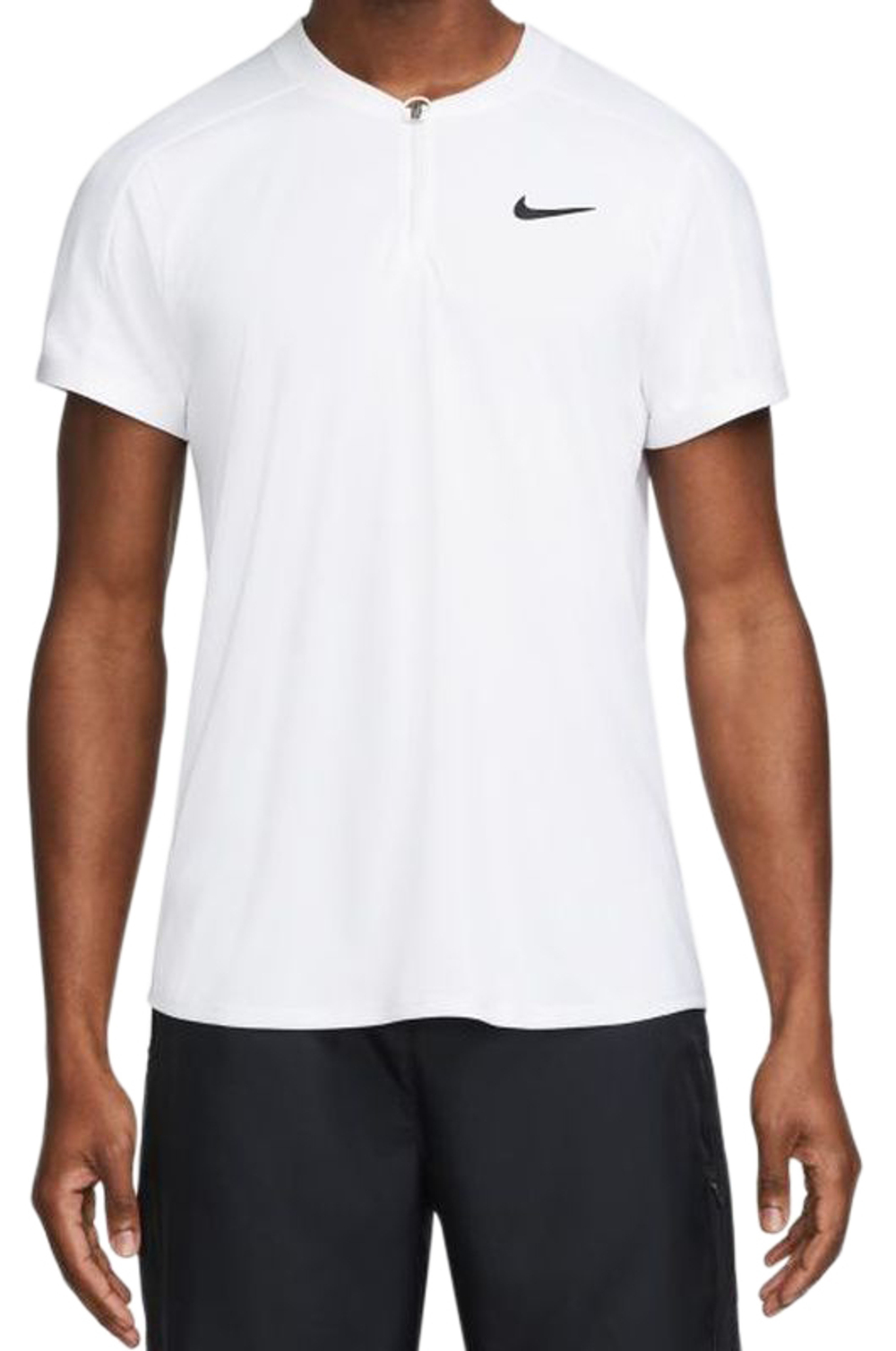 Мужское теннисное поло Nike Dri-Fit Slam Tennis Polo - white/black