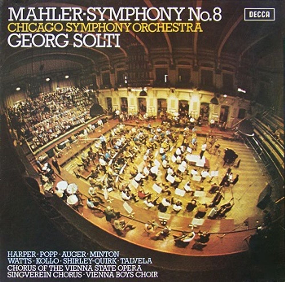 Mahler, Chicago Symphony Orchestra, Georg Solti / Symphony No. 8 (2LP) Mahler, Chicago Symphony Orchestra, Georg Solti / Symphony No. 8 (2LP)