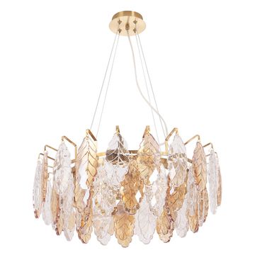 Подвесная люстра Е14 Trevi SP6 Brass латунь Crystal Lux