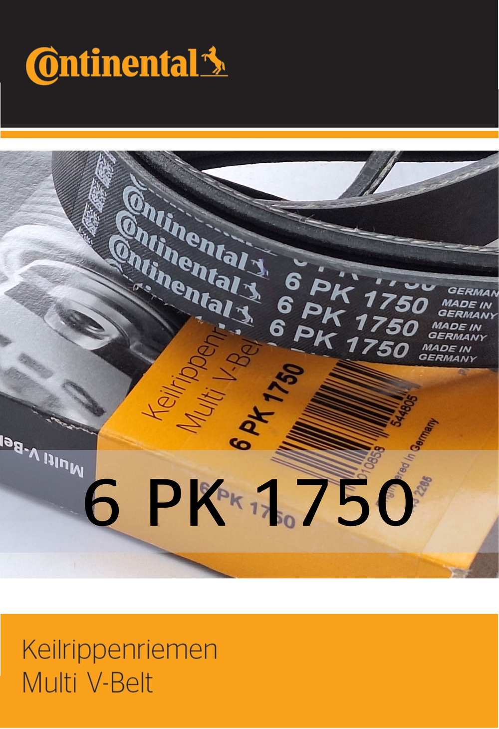 Ремень поликлиновый Continental 6PK1750