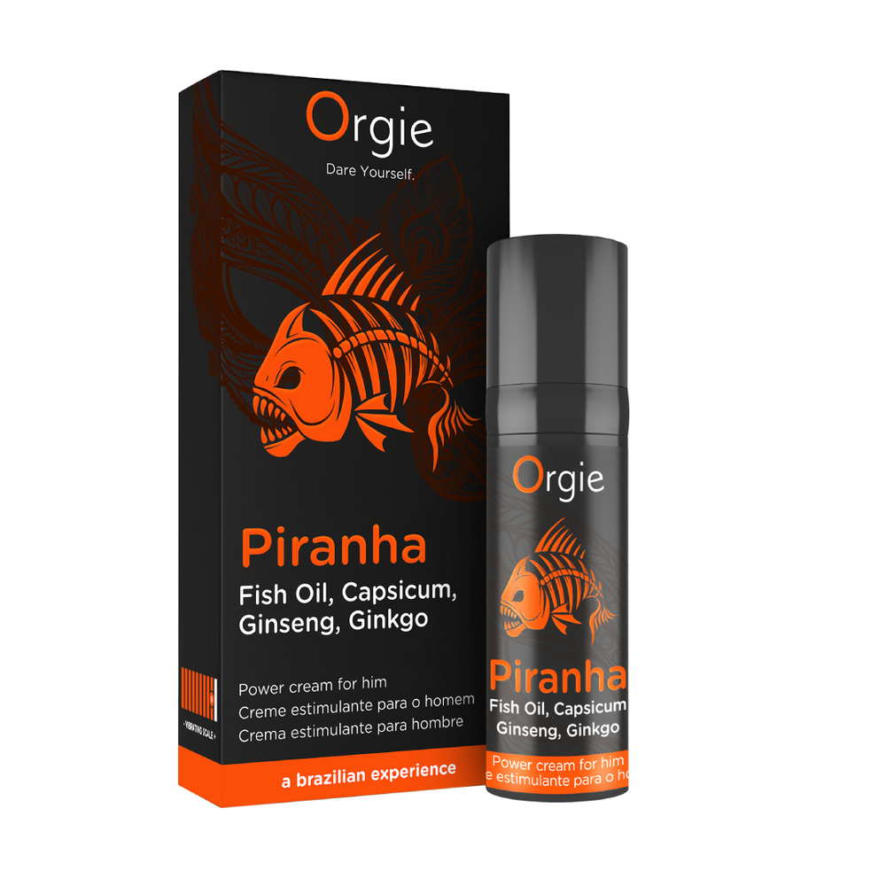 Orgie Piranha Power Cream - Стимулирующий крем для потенции