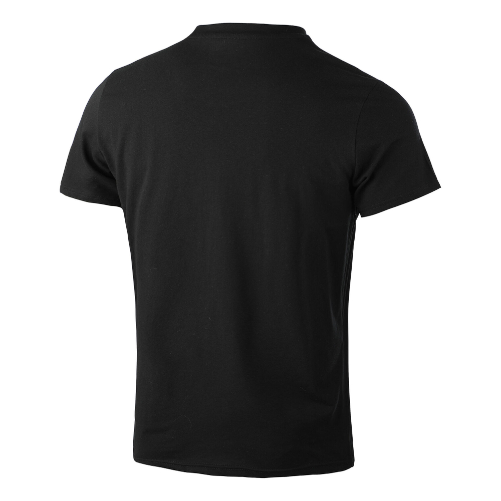 Мужское теннисное поло Tennis-Point Graffity T-Shirt Men - Black, Multicoloured