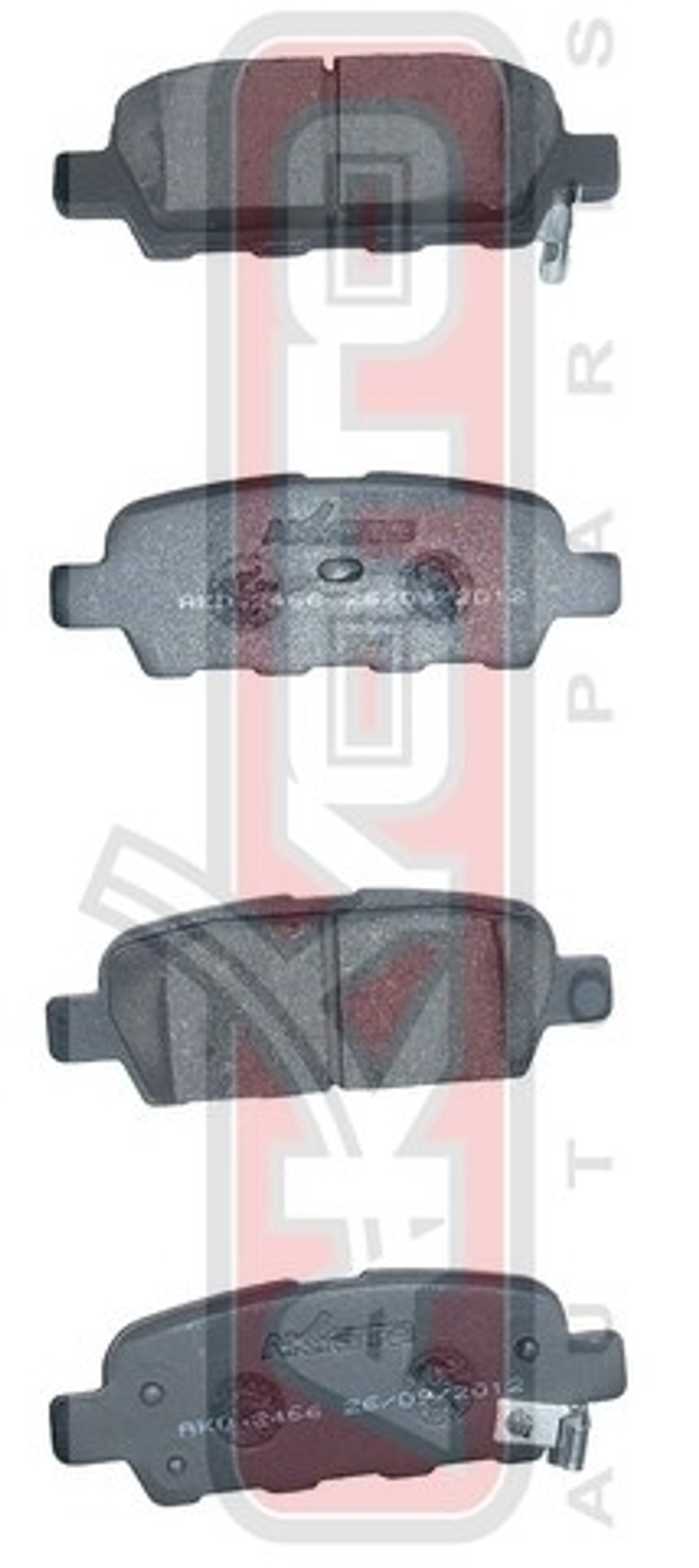 Колодки тормозные дисковые задние AKYOTO AKD2466