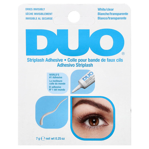 DUO, Клей для накладных ресниц, белый/прозрачный, 7 г (0,25 унции)