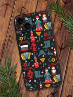 Чехол на iPhone 15 Plus с принтом