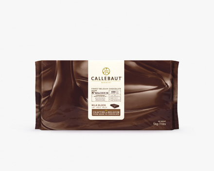 Шоколад Callebaut Молочный Без сахара 33.6% (Плита 5 кг.) Цена за 1 кг