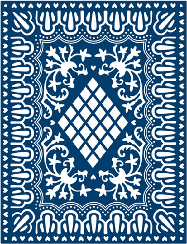 Нож фигурный для вырубки Викторианские узоры, Tattered Lace