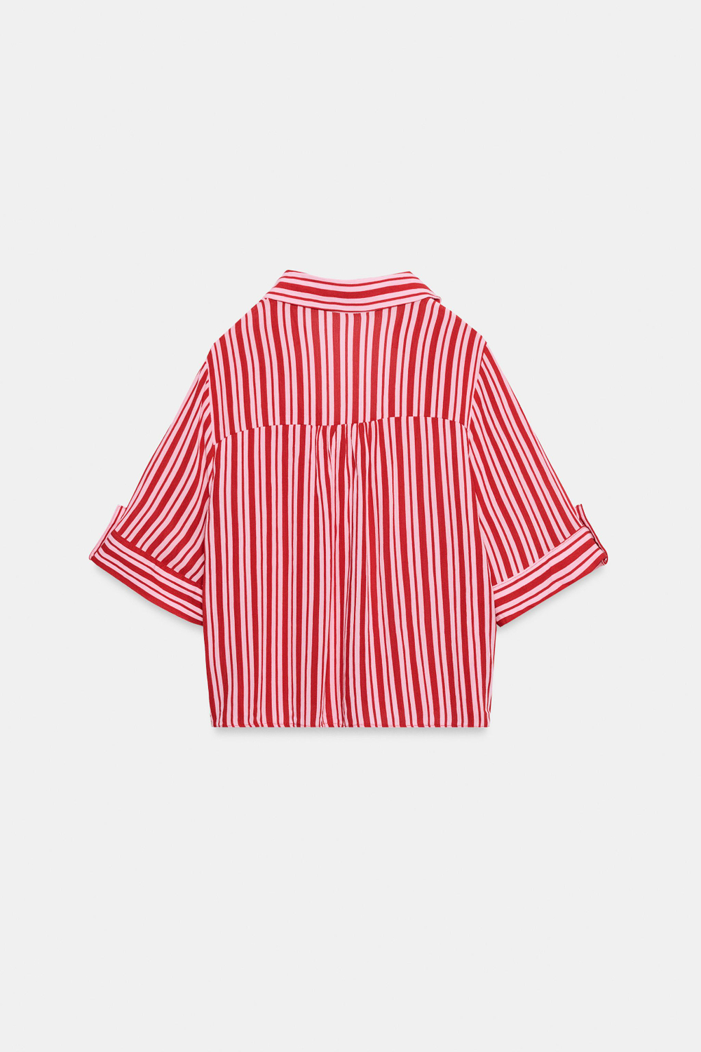 РУБАШКА СВОБОДНОГО КРОЯ В ПОЛОСКУ — ZARA