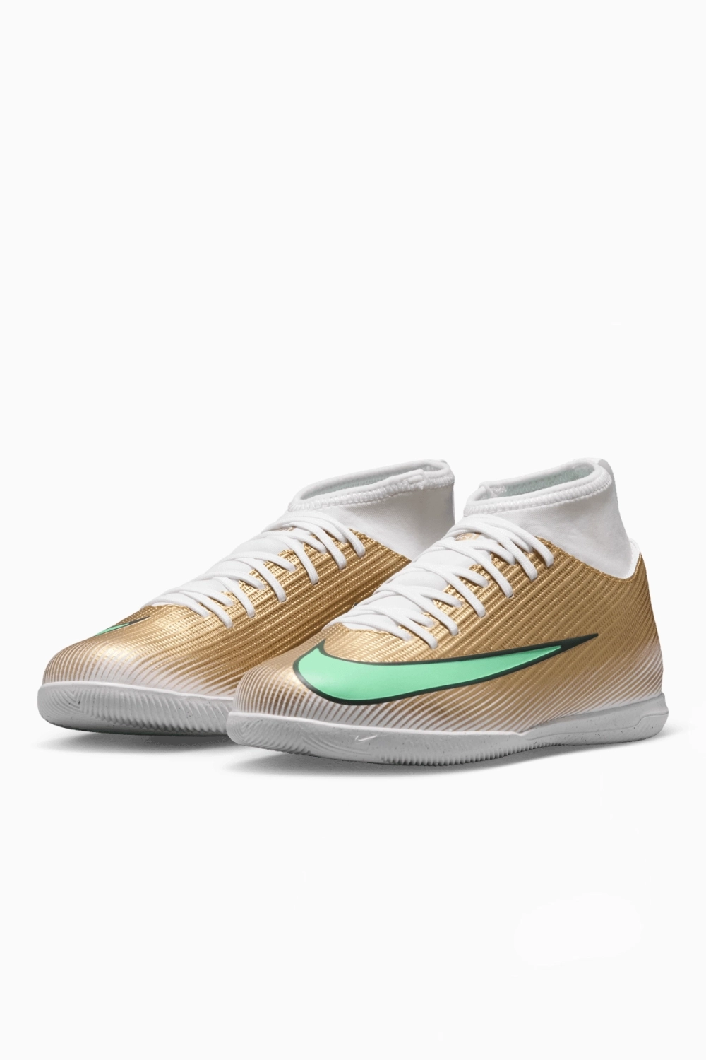 Футзалки Nike Zoom Mercurial Superfly 11 Club Mbappe IC Junior - золотой