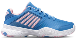Детские теннисные кроссовки K-Swiss Court Express Omni - silver lake blue/white/orchid pink