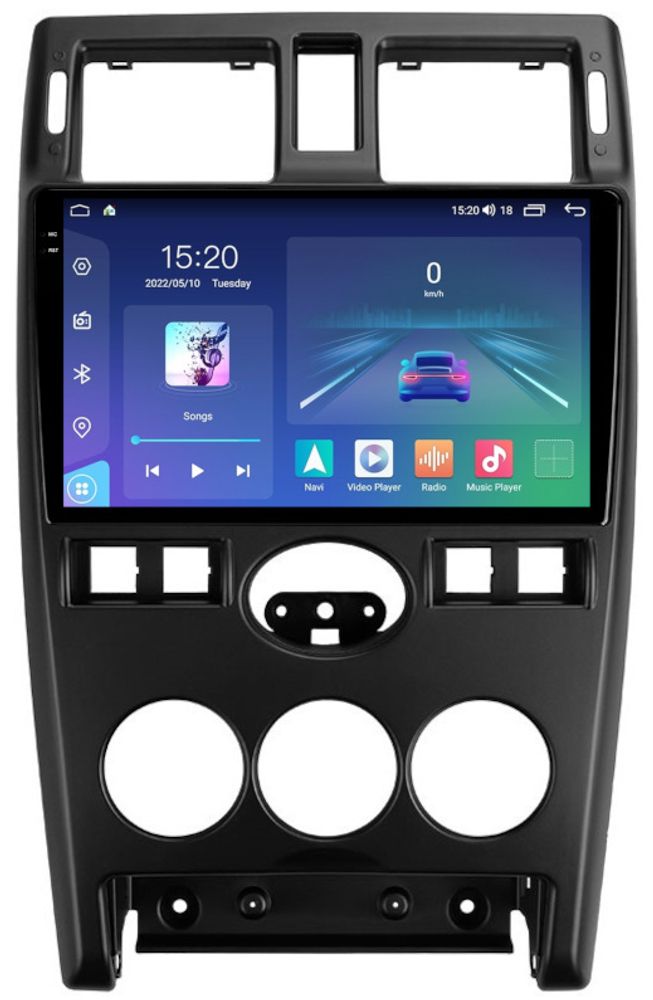 Магнитола для Lada Priora 2007-2013 - Parafar PF664LUX1U2K на Android 13, Быстрая, QLED+2K, CarPlay, 4G SIM-слот