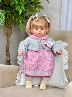 Кукла для девочки мягконабивная 62см Дульзона (8059S)