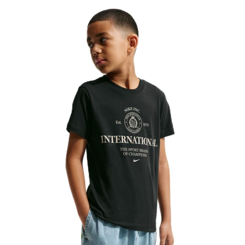 Футболка для девочки Nike Kids Sportwear Club Rules - black