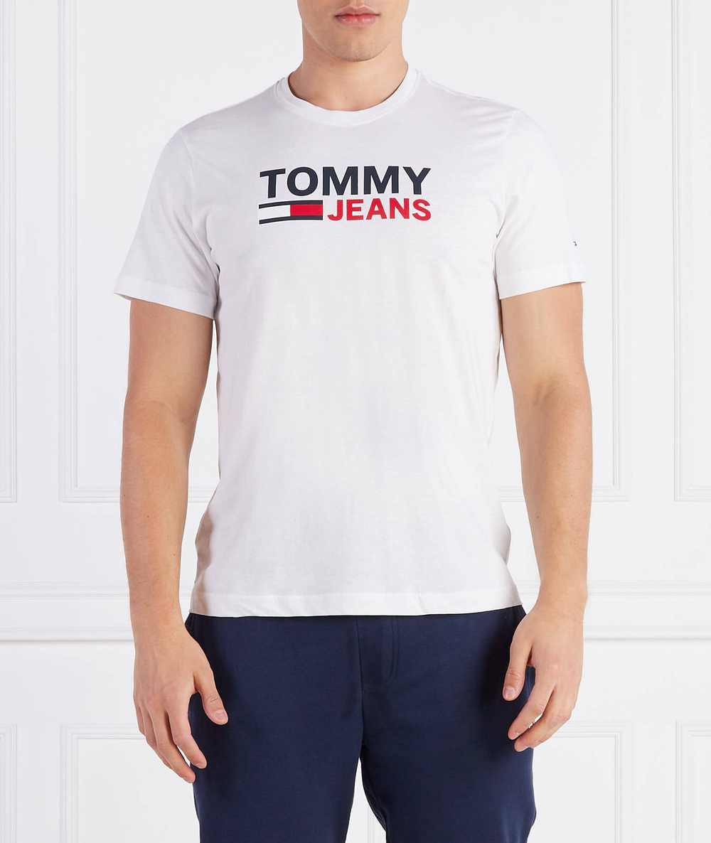 Футболка CORP LOGO Tommy Jeans - белый(DM0DM15379)