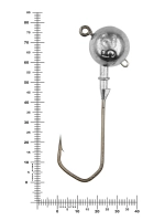 Джиг некрашеный Stinger Eye Jig, крючок Vido Craft VD-079 7/0 (3шт/уп)