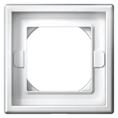 Рамка пластиковая на 1 пост Systeme Electric ArtGallery Aqua Белый GAL440101