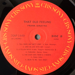Frank Sinatra ‎– That Old Feeling (Япония 1979г.)