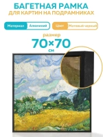 Металлическая багетная рамка 70х140 см