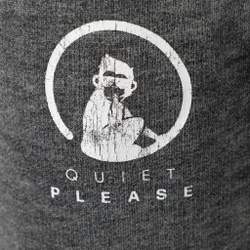 Женские теннисные брюки Quiet Please Break Training Pants Women - Dark Grey, White