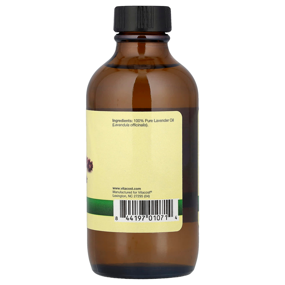 Vitacost, 100% чистое лавандовое масло, 118 мл (4 жидк. унции)