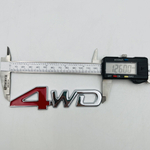Эмблема (шильдик) 4WD 125х27мм металл 1шт