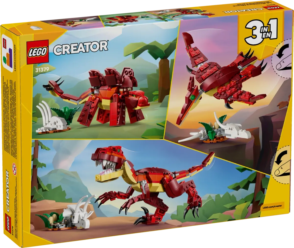 Конструктор LEGO Creator 3in1 31379 Fierce Dinosaur