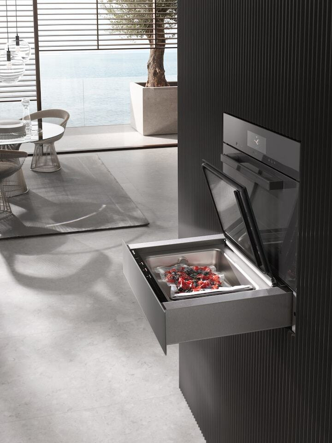 Встраиваемый вакууматор без ручки Miele EVS7010 GRGR