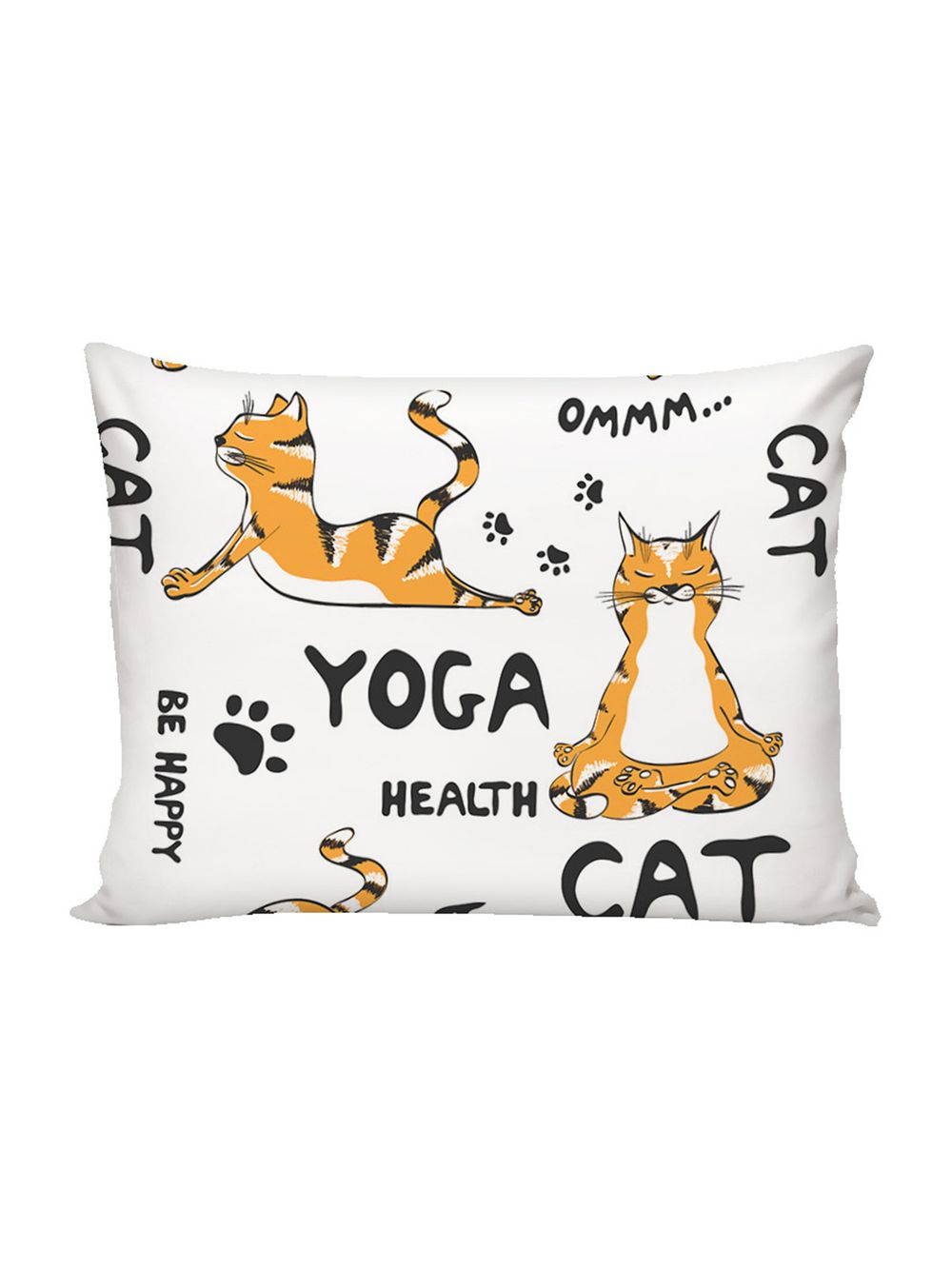 Постельное белье бязь Сказка "Yogacat" 1,5-сп Наволочка 50х70 см 1 шт Простынь 150x215 см Пододеяльник 145x215 см