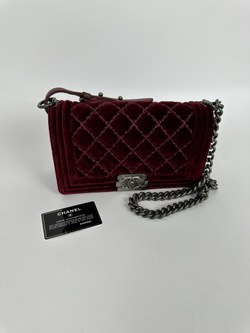 Сумка Chanel Boy Velvet