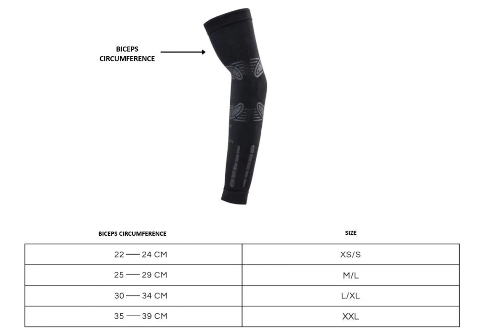 Компрессионный рукав Floky No Strain Evolution X Musetti Arm Sleeve 1P — white/black