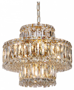 Подвесная люстра Newport 8450 8458+3/C gold