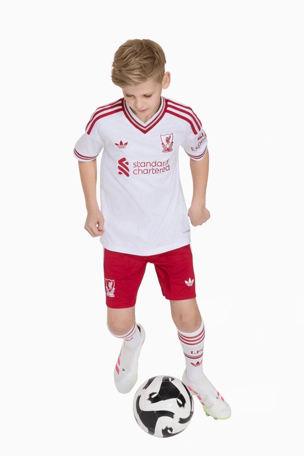 Шорты adidas Liverpool FC 26/27 Away Junior - красный
