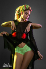 Зажимы на соски с красным пухом Lola Games Party Hard Euphoric 1131-02lola