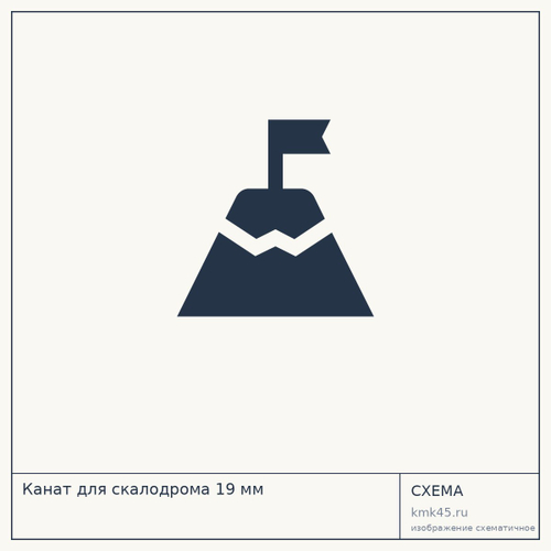Канат для скалодрома 19 мм — от 700 ₽