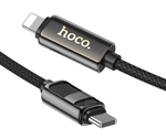 Usb Кабель-зарядка Type-C на Lightning Hoco U137 3A 1.2м черный