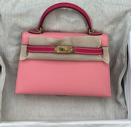 Сумка Hermes Kelly Mini Epsom ручной шов